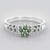 Anello placcato in platino con Diamante Fancy