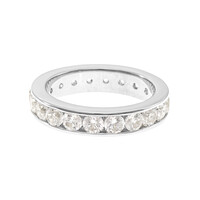 Zilveren ring met zirkonen