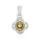Pendentif en argent et Béryl jaune
