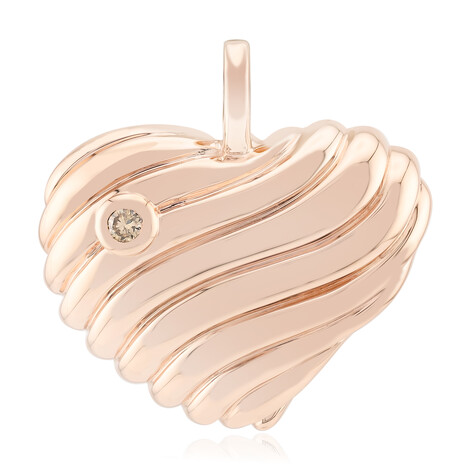 Ciondolo in argento con Diamante Argyle Rose de France I1 (Annette)