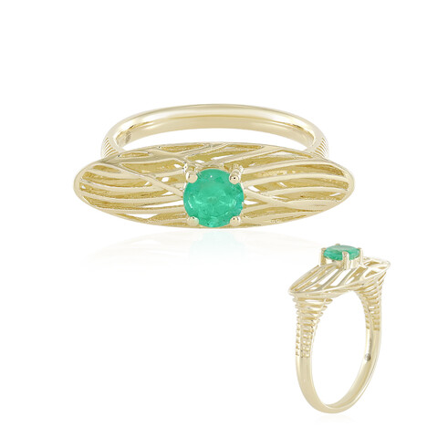 Anillo en oro con Esmeralda de Zambia (Ornaments by de Melo)