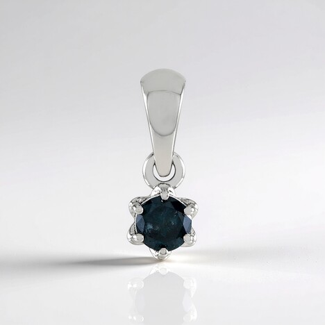 Ciondolo in oro con Diamante Blu I2 (SUHANA)