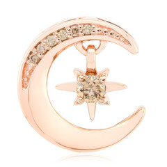 SI1 Argyle-Rose de France-Brillant-Goldanhänger