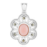 Ciondolo in argento con Opale Rosa (Annette classic)