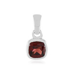 Mozambique Garnet Silver Pendant