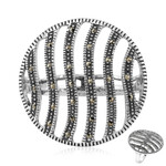 Anello in argento con Marcassite (Annette classic)