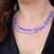 Collier en argent et Tanzanite