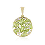 Colgante en oro con Peridoto (de Melo Gold)
