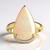 Anello in oro con Opale di Mintabie (AMAYANI)