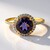 Bague en argent et Quartz Myrtille