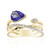 14K AAA Tanzanite Gold Ring (CIRARI)