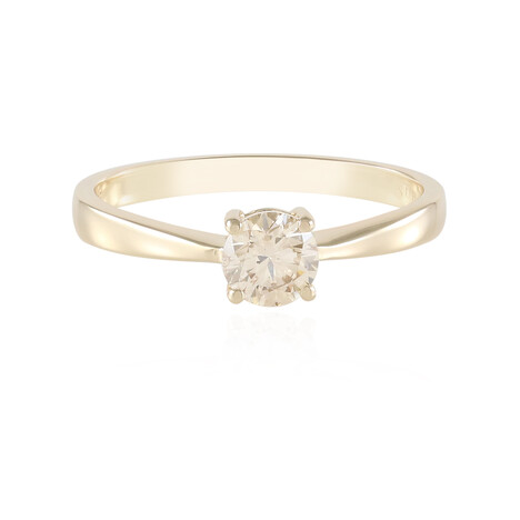 Gouden ring met een I2 Bruine Diamant (SUHANA)