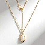Collana in argento con Madreperla (Adela Silber)