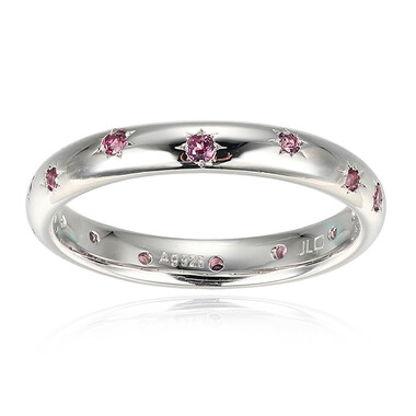 Anillo en plata con Rodolita