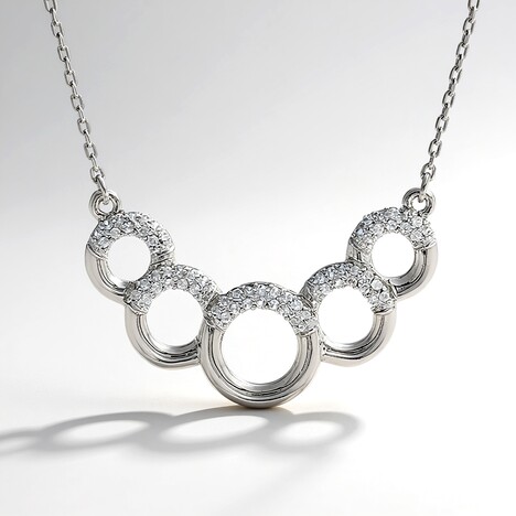 Collana in argento con Zircone