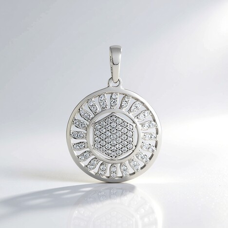 Ciondolo in argento con Zircone