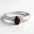 Anello in argento con Zircone Cioccolato
