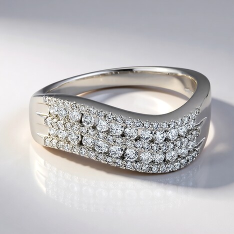 Anello in oro con Diamante SI1 (H)