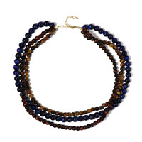 Collana in argento con Occhio di Tigre