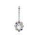 Zirkon-Silberanhänger