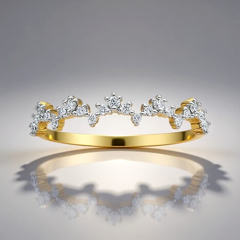 Anello in oro con Diamante SI1 (G) (Annette)