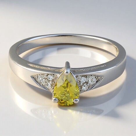 Anello in argento con Tormalina Cuprian