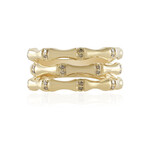 Anillo en oro con Diamante champán I2 (de Melo Gold)