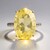 Anello in argento con Fluorite Gialla