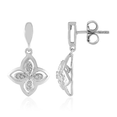 I2 (I) Diamant-Silberohrringe