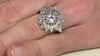 Anillo en plata con Topacio blanco
