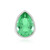 Colgante en plata con Cuarzo verde esmeralda (MONOSONO COLLECTION)