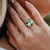 Anillo en plata con Amatista verde (Gems en Vogue)