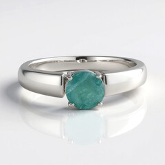 Anello in argento con Grandidierite