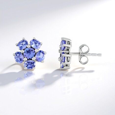 Orecchini in argento con Tanzanite