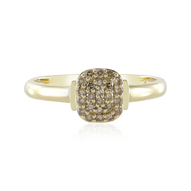 Bague en or et Diamant champagne I2 (de Melo)
