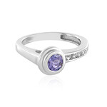 Anello in argento con Tanzanite