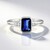 Anello in argento con Cianite del Nepal
