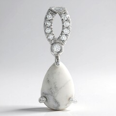 Ciondolo in argento con Howlite