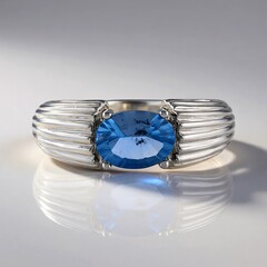 Anello in argento con Fluorite Cangiante