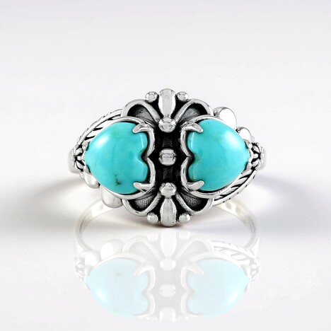 Anello in argento con Turchese (Desert Chic)