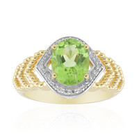9K Wagogo Peridot Gold Ring