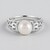 Anello in oro con Perla d'Acqua Dolce Bianca (Ornaments by de Melo)