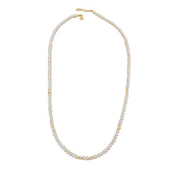 Collier en argent et Perle blanche de culture d'eau douce