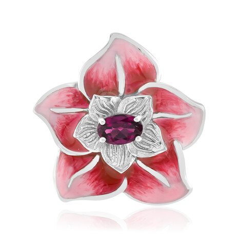 Rhodolite Silver Pendant (MONOSONO COLLECTION)