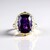 Anello in argento con Ametista (Gems en Vogue)