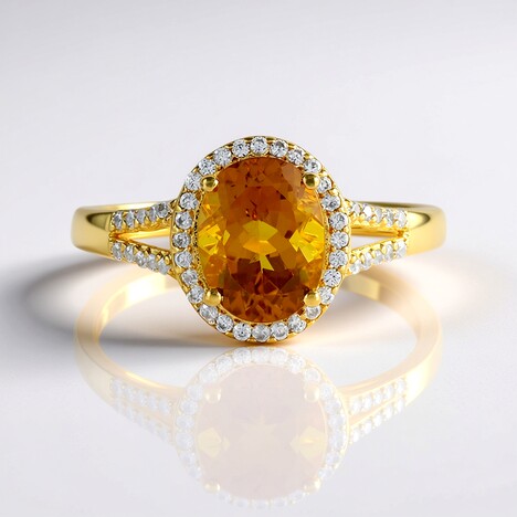 Anello in argento con Scapolite