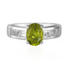 Anello in argento con Peridoto Arizona