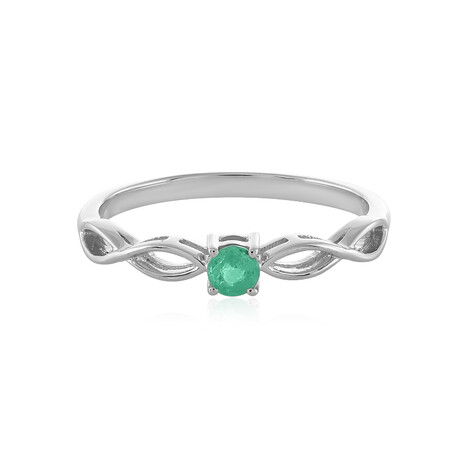 Kolumbianischer Smaragd-Silberring
