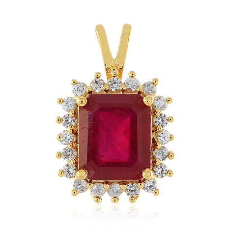 Colgante en plata con Rubí de Madagascar