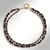 Collana in argento con Spinello Nero (Riya)